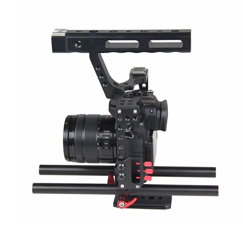 YELANGU Профессиональная Алюминиевая DSLR камера видео клетка установка для Panasonic GH4