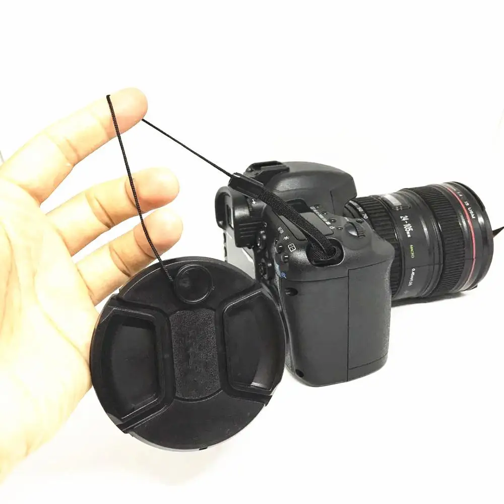 Jadkinsta 5 шт. крышка объектива Держатель держатель Веревка веревка для Canon EOS 700D Nikon SLR