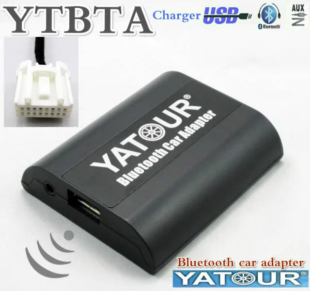 

Yatour Bluetooth гарнитура A2DP музыкальный адаптер для Mazda 3/5/6 Miata/MX5 MPV 2003-2008 Cx7 радио CD зарядное устройство