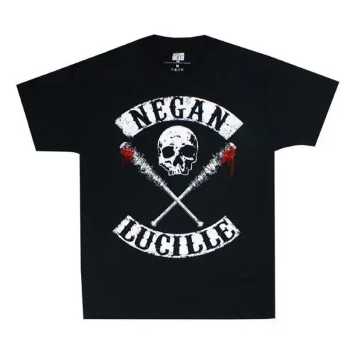 Новый Ходячие мертвецы Negan 2XL футболка Люсиль Джеффри Дин Морган зомби КУА