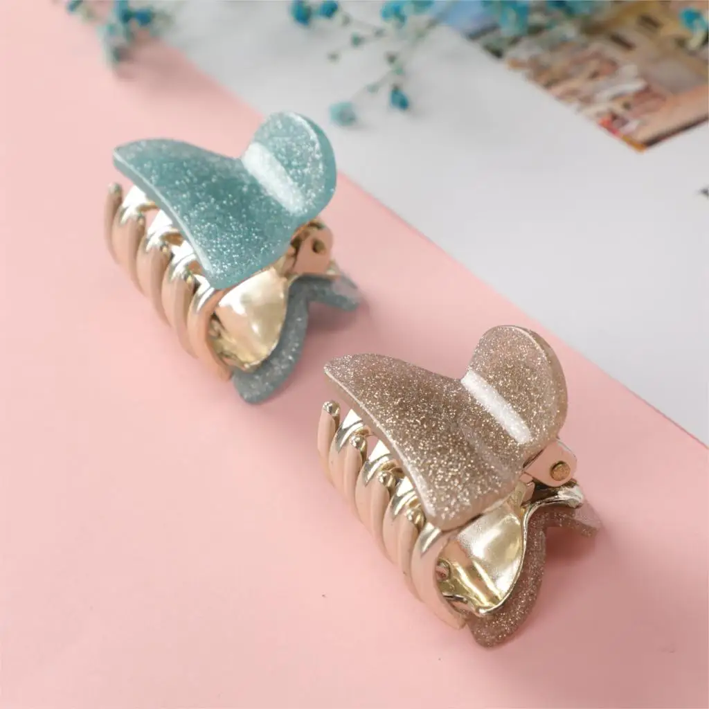 Милые блестящие заколки для волос ярких цветов женщин и девочек модные