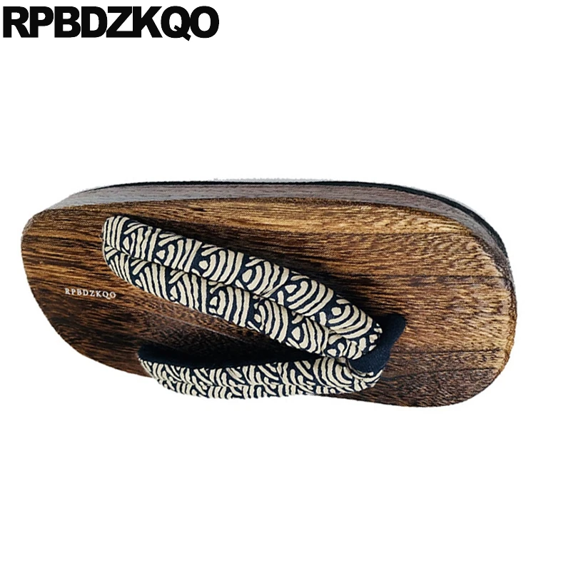 Шлепанцы Geta мужские водонепроницаемые сандалии на платформе без застежки