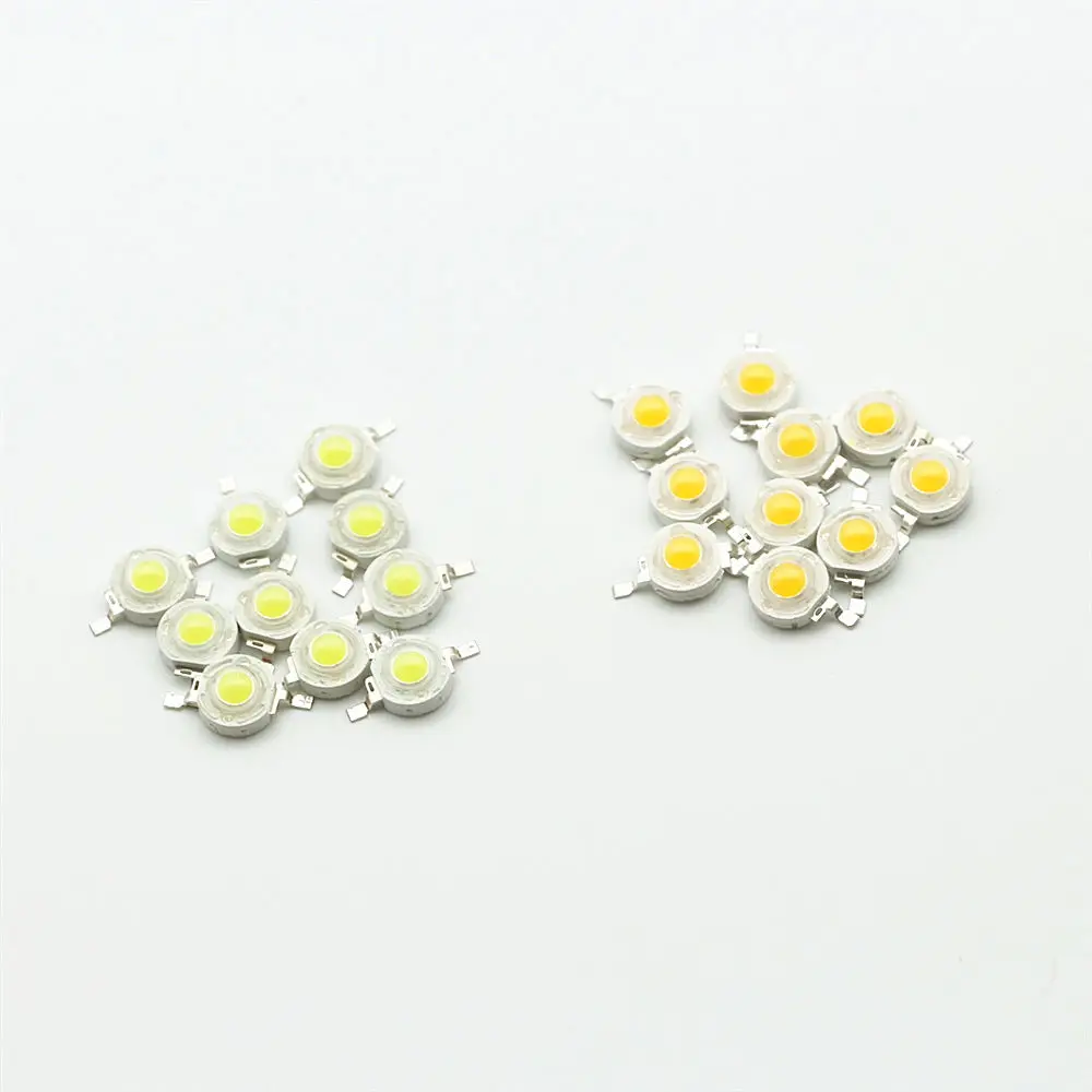 1000 шт./лот настоящий Ватт 1 Вт 3 SMD интегрированный COB светодиодный чип лампы для DIY