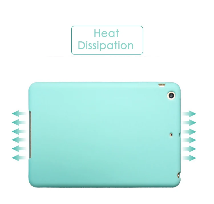 Tablet Silicone Case for iPad 9.7 Air 2 Case Soft Shockproof 360° Protection Back Shell Cover for iPad mini 2 3 4 Case