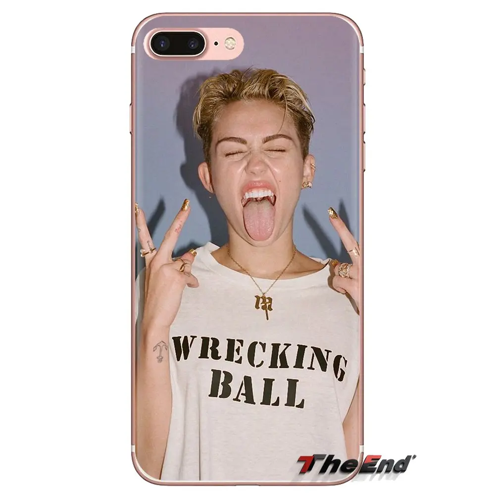 For Huawei Mate Honor 4C 5C 5X 6X 7 7A 7C 8 9 10 8C 8X 20 Lite Pro TPU Transparent Cases Covers Bad Bitch Miley Cyrus Art Poster |