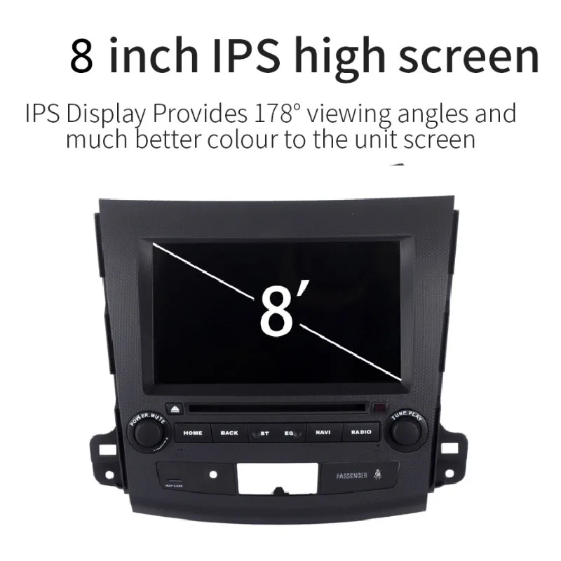 8 &quot2din автомобиля радио Android 0 4 г оперативная память gps для Mitsubishi Outlander 2007 2008 2009 2010