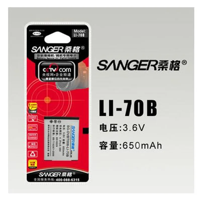 Li-70B Li ion аккумулятор 70B Цифровая камера Аккумулятор для Olympus FE-4020 FE-4040 FE4020 X940 D705 FE5040
