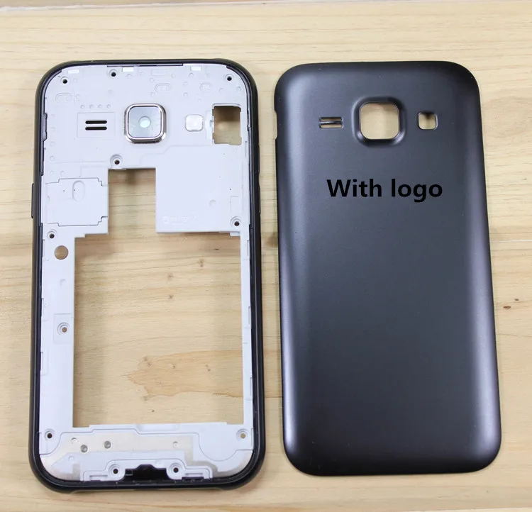 Средняя рамка задняя Задняя крышка объектива камеры + батареи для Samsung Galaxy J1 J100 SM