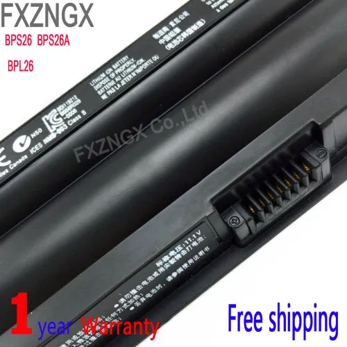 10 8 V 44Wh Новый VGP BPS26A ноутбук Батарея для SONY VPC EG VPCEG11 VPCEG16FM/L VPCEG2D BPL26 серии|Комплекты
