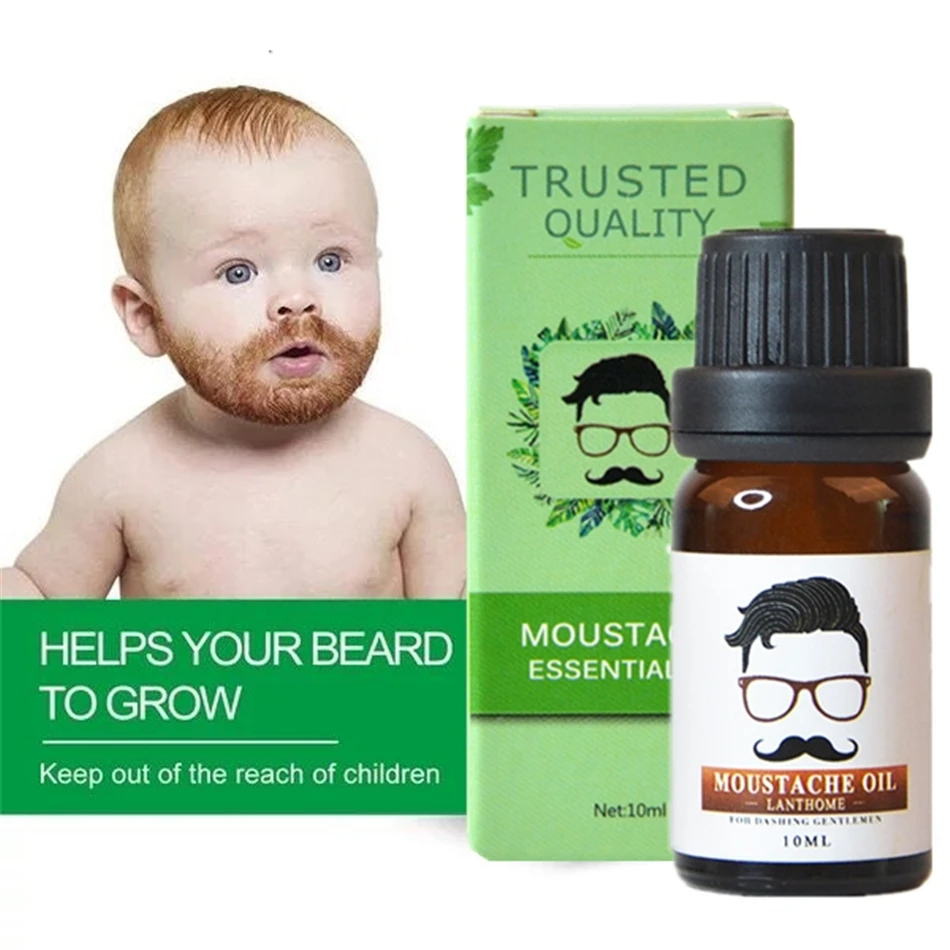 

Lanthome Beard Growth Oil 10ml Hair Growth Products for Growing a Beard Hair Thicker Spray Essence Mustache Thick Alopecia Serum