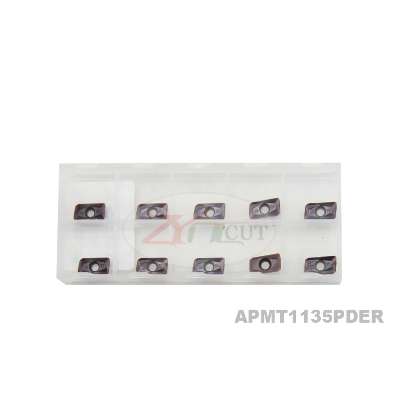 10 шт. APMT1135PDER H2/M2 P201F 1135 R0.8 лезвие карбидная фреза внешняя токарные инструменты