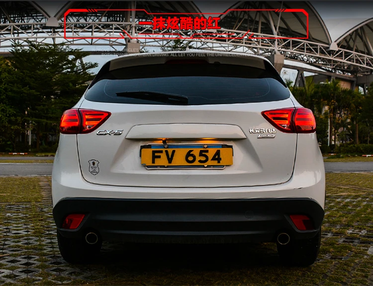 KOWELL автомобильный Стайлинг для Mazda CX-5 CX5 2013 3014 задний свет, светодиодные задние фонари светодиодный DRL тормозной парк сигнальный светильник поворота Стоп-сигнал