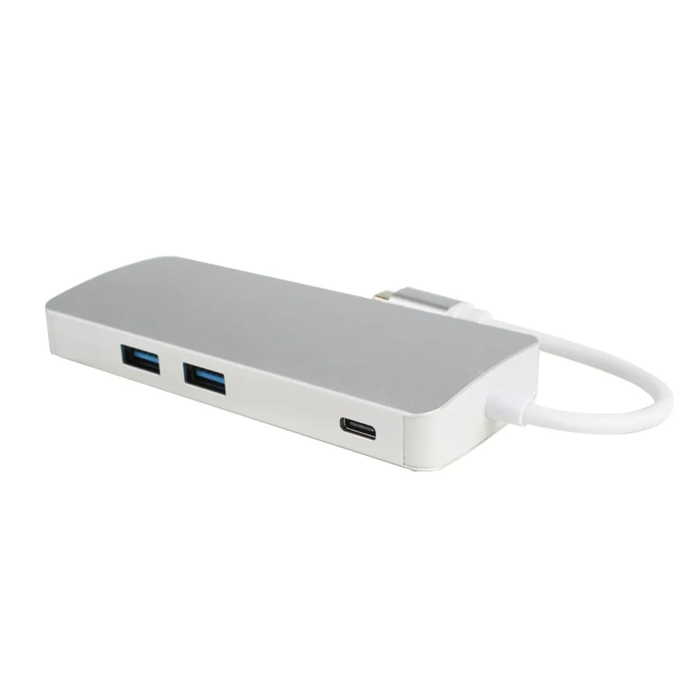 2 док станции USB C VGA HDMI Ethernet порта концентратор TF зарядное устройство SD кард ридер