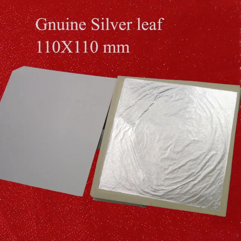 100 листов 11X11 см чистый настоящий фотоальбом серебро 99.99% пробы | Дом и сад