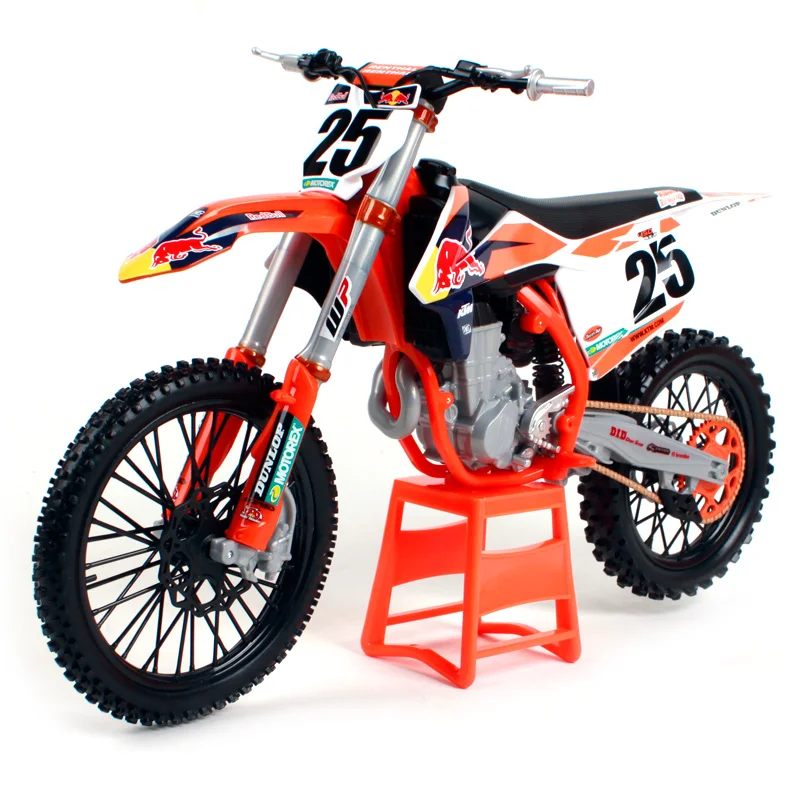 Maisto 1:6 Red Bull KTM Factory Racing 450 SX F 1 #25 # Marvin Musquin Внедорожный гоночный мотоцикл модель