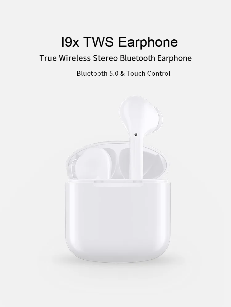 Вкладыши наушников ABDO i9x Tws настоящие беспроводные bluetooth-наушники водонепроницаемые HD стерео настоящие беспроводные наушники спортивные bluetooth 5,0
