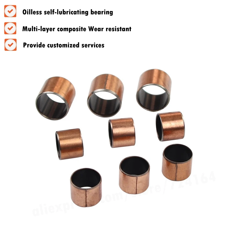 Комбинированный самосмазывающийся подшипник втулка без масла раздвижная 3820 3825