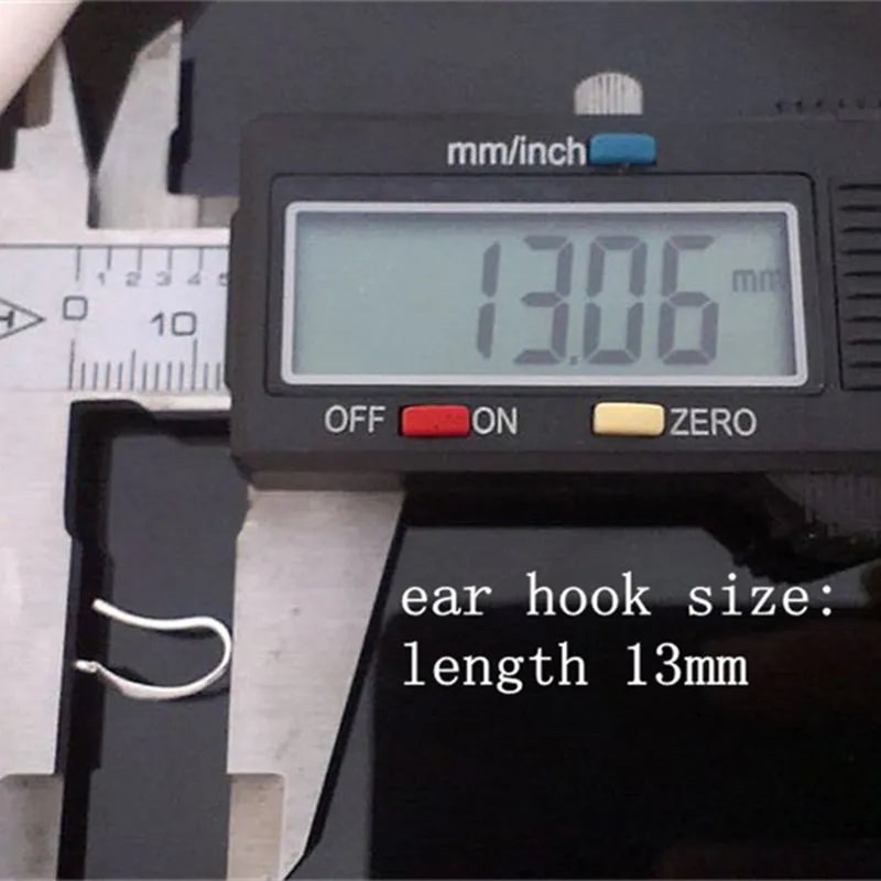 Оптовая продажа искусственные украшения крючок для ушей из настоящего серебра 925