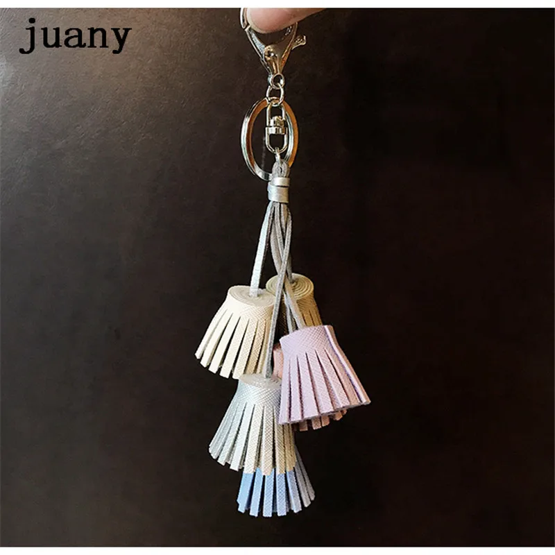 Модные ювелирные изделия кожаный брелок с кисточкой сумка Шарм брелок-Шарм кожа |