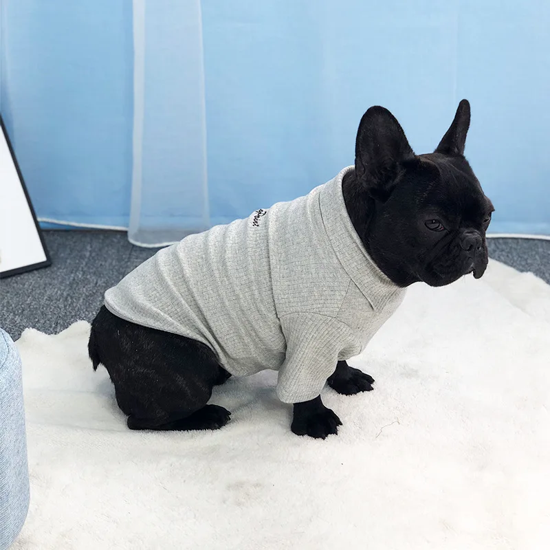 2019 Cotton French Bulldog Summer Breathable Tshirt Pet Dog Clothes for Small Dogs Pets Clothing Chihuahua Pug Costume Yorkshire | Дом и сад