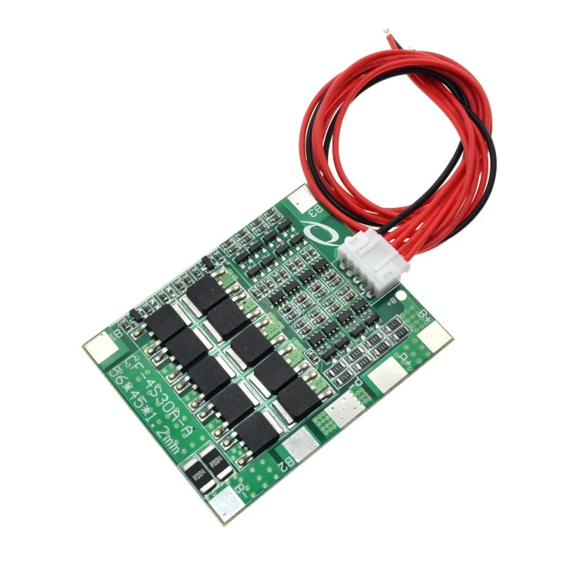 4S 30A 14,8 V литий-ионный аккумулятор 18650 Bms упаковывает Щит защиты печатной платы с балансом интегральных Схем