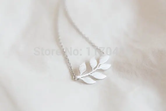 Женское ожерелье с подвеской в виде листьев Лавра|leaf necklace|fashion necklacenecklace fashion |