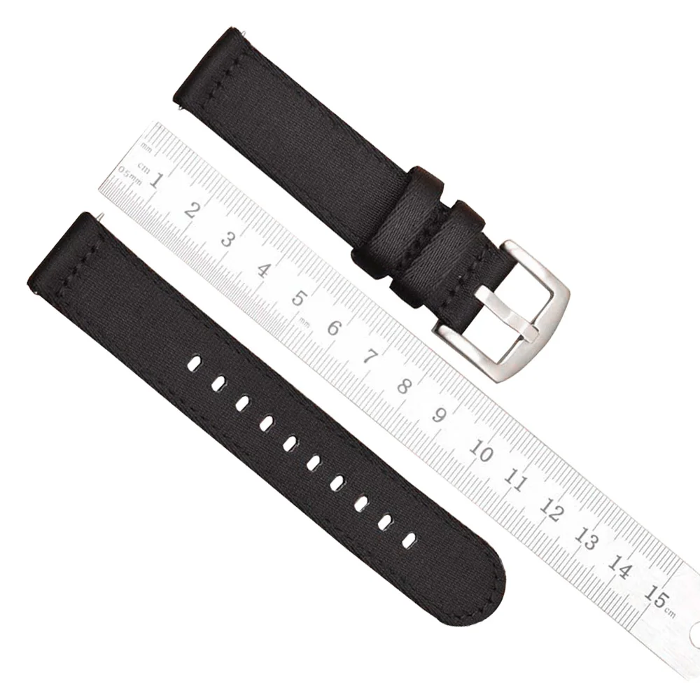 

22MM Universal Strap for Samsung Gear S3/Galaxy Watch 3 45mm/46mm Nylon Watch Band for Huawei Watch GT 2 1 Durable Bracelet Belt