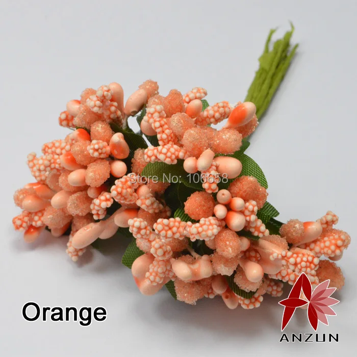 144 шт. искусственные тычинки для украшения торта|flower stamen pistil|stamen pistilwire stems |