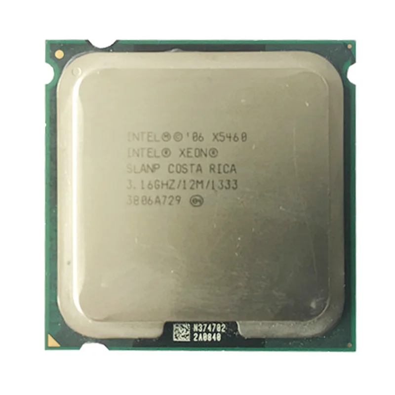 Процессор INTEL XEON X5460 cpu 3,16 ГГц/12 Мб кэш-памяти/1333 МГц четырехъядерный процессор x5460 Серверная плата с 775 разъемами