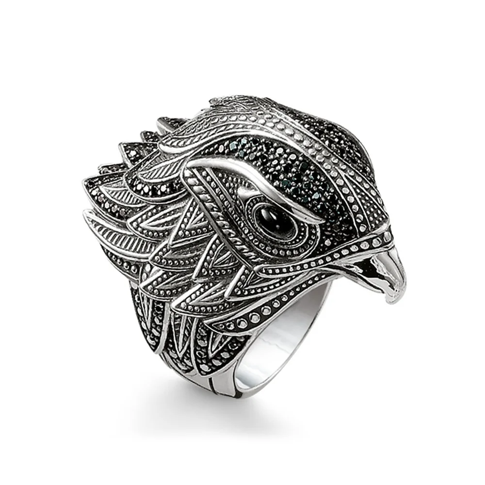 Элегантные коктейльные кольца Falcon для женщин и мужчин новинка 2019 серебро 925 пробы