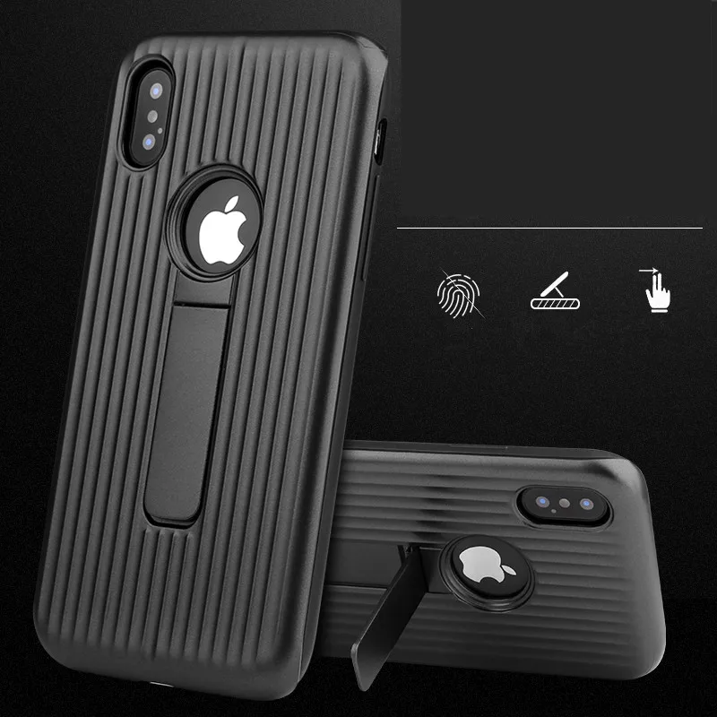 Противоударный чехол для телефона iphone X XR XS Max 8 7 автомобильный держатель