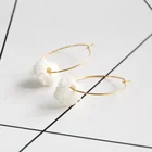 Золотая модная блестящая Минималистичная Конструкция ручной работы нарезанные стружки druse прозрачный кварц уникальный подарок для женщин