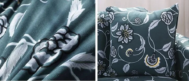 WLIARLEO полное покрытие дивана Slipcover эластичное покрытие для дивана Универсальный тканевый стрейч диван крышка цветочный диван 1,2, 3,4 Чехол для сидения