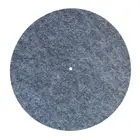 Антистатический войлочный коврик для проигрывателя пластинок, толщиной 3 мм, антивибрационный коврик для проигрывателей виниловых пластинок, серого цвета