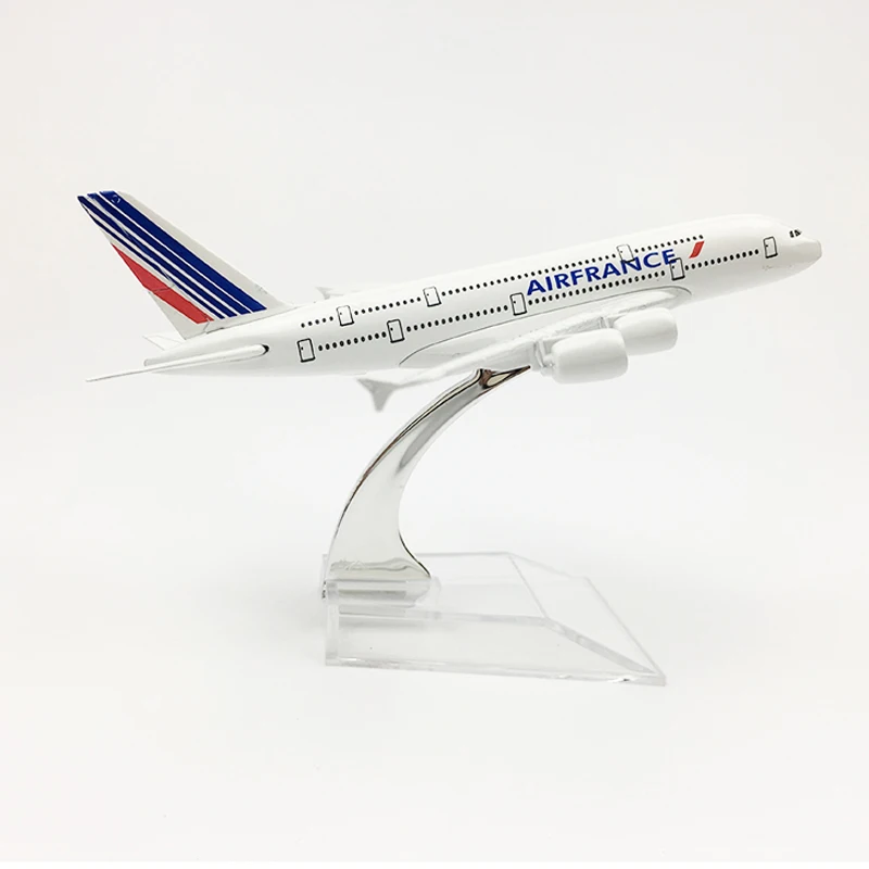 Бесплатная доставка Air France модель самолета Airbus A380 самолет 16 см металлический