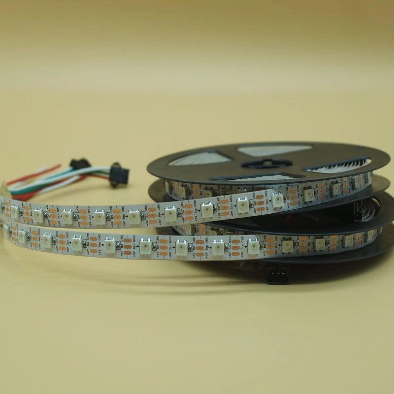 1 м/5 м WS2812B 30/60/144 светодиодов/м Smartled pixel RGB индивидуально адресуемые светодиодные