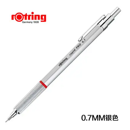 Бургундия Немецкий механический карандаш rotring Rapid pro 0,5 мм и 0,7 мм и 2,0 мм с металлическим телескопическим наконечником ручки лучше, чем rotring 600 - Цвет: Бургундия