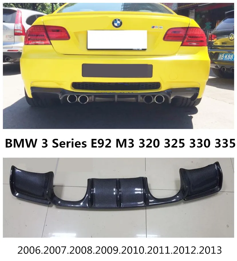 Задний спойлер из углеродного волокна для BMW 3 серии E92 M3 320 325 330 335 2006 2013 Высокое