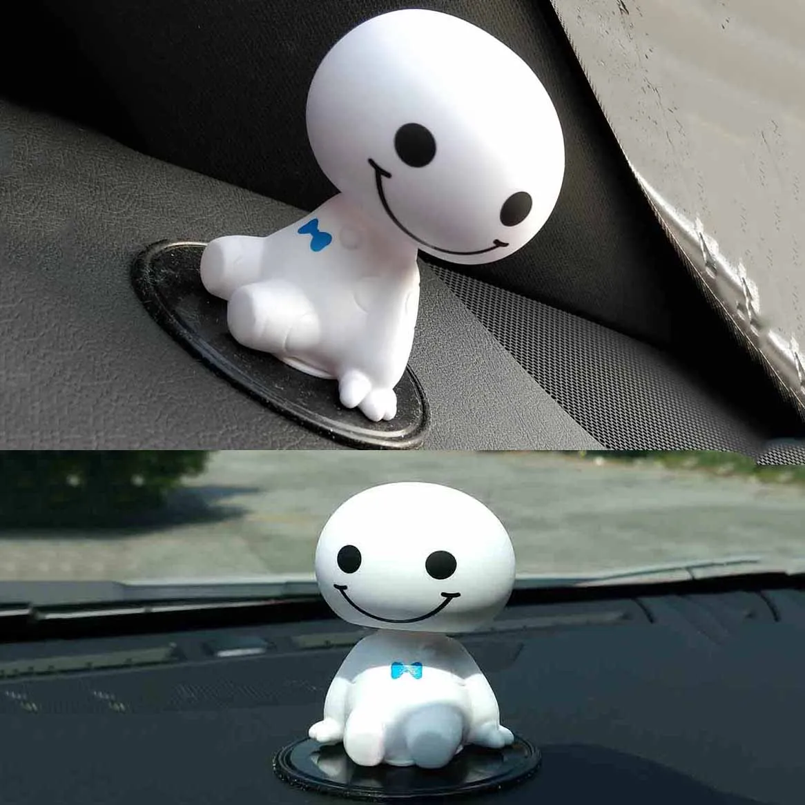 Мультяшный пластиковый робот Baymax Тряска головой фигурка автомобиля украшения