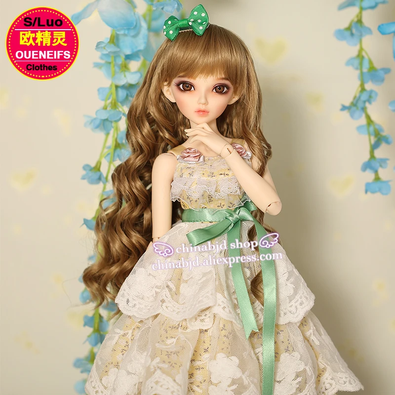 BJD одежда 1/4 юбка с цветочным рисунком для девочек BJD SD кукла для Minifee Fairyland Body YF4-103 кукла аксессуары