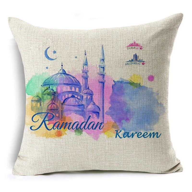 Новые наволочки Ramadan Kareem наволочка для подушки ИД фонарь хлопок лен подарок