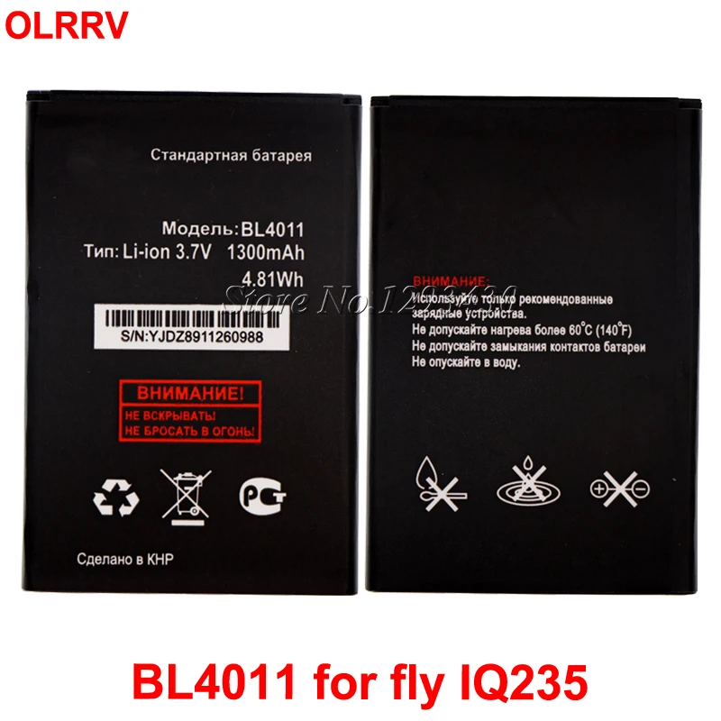 Аккумулятор для fly IQ235 IQ 235 аккумулятор BL4011 1300 мАч|Аккумуляторы мобильных
