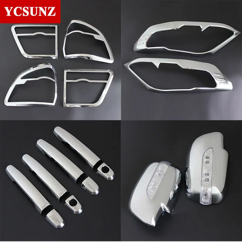 Черные комплекты для Toyota Fortuner Hilux Sw4 2012 2013 - Цвет: CHROME