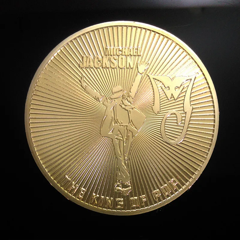 2 шт. Майкл Джексон Грэмми победитель рок песня музыкант серебро 24 К позолоченный