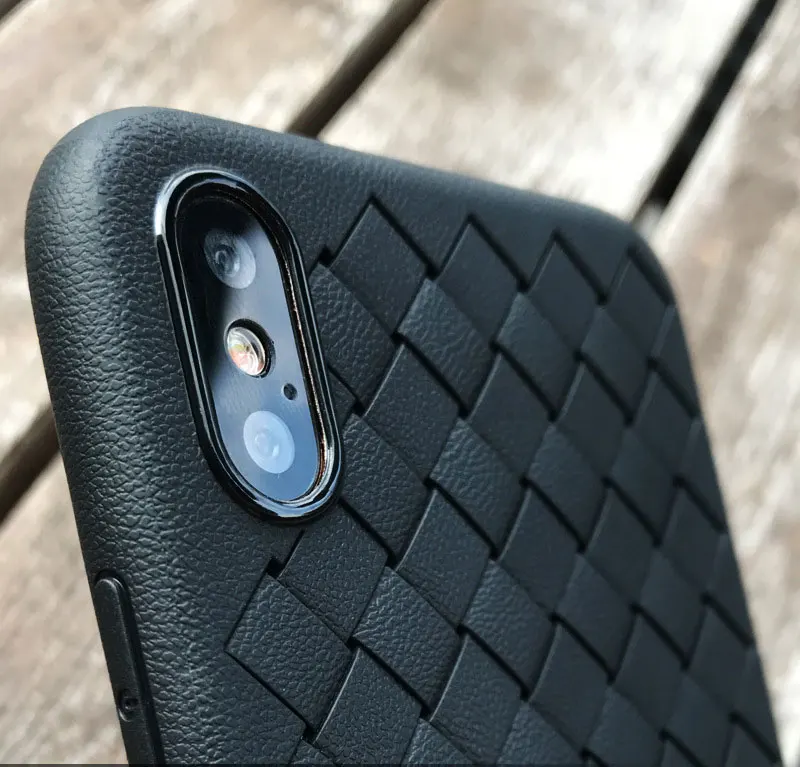 Кожаный чехол для iphone X, роскошный тонкий мягкий силиконовый чехол из ТПУ для задней панели, аксессуары, чехол для iphone X, 10 шт./партия