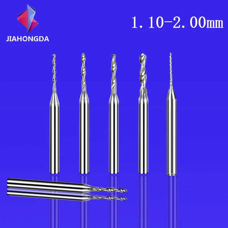 10 шт карбида Micro сверла PCB печатная плата режущие инструменты 0,1/0,2/0,3/0,4/0,5/0,6/0,7/0,8/0,9/1,0 мм Mayitr