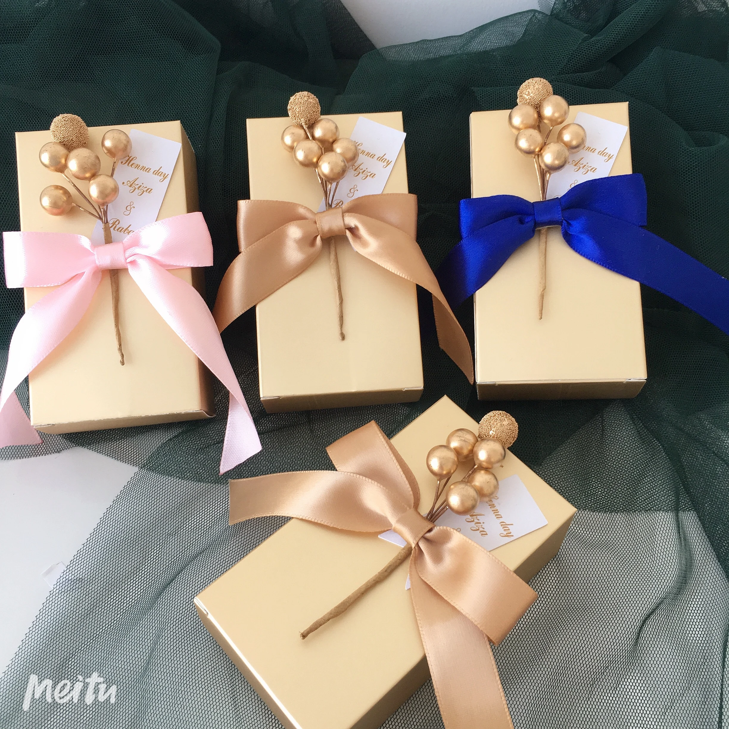 100 шт Золотой DIY Подставка под шоколад вечерние принадлежности Свадьба годовщина