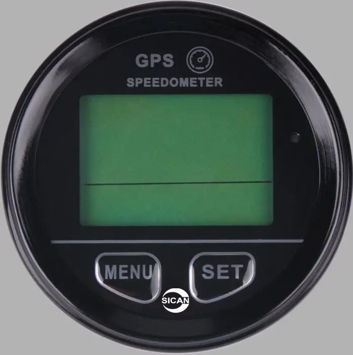 Зеленый BLACKLIGHT GPS Спидометр 60 мм Датчик одометра цифровой тире 12В 24В utv мотоцикл