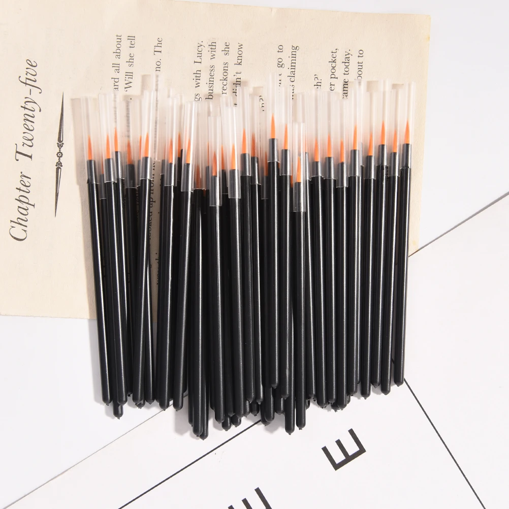 Новинка 50 шт. одноразовая кисть для подводки глаз косметические кисти инструмент