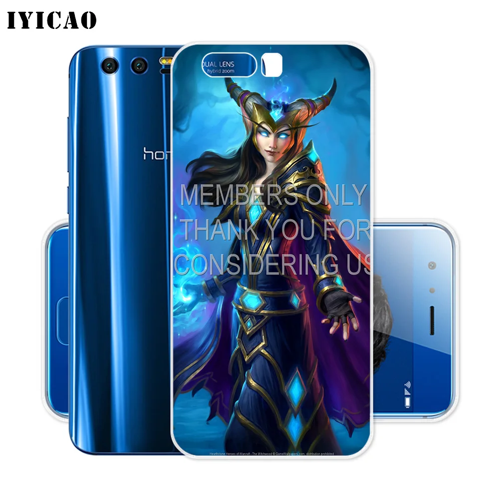 Мягкий силиконовый чехол IYICAO для Huawei Y9 Y7 Y6 Prime 2018 Honor 8C 8X 8 9 10 Lite 7X 7C 6A 7A